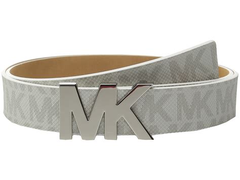 michael kors gray belt women|Michael Kors leather belts women's.